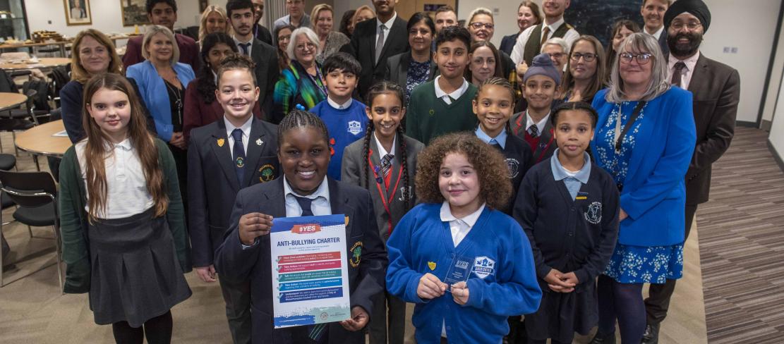 Schools celebrate achieving Anti-Bullying Charter Status